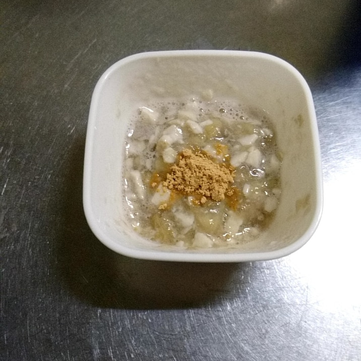 離乳食初期から中期へ きなこバナナ豆腐 レシピ 作り方 By オレイン酸 楽天レシピ 離乳食初期から中期へ きなこバナナ豆腐 レシピ 作り方 By オレイン酸 楽天レシピ
